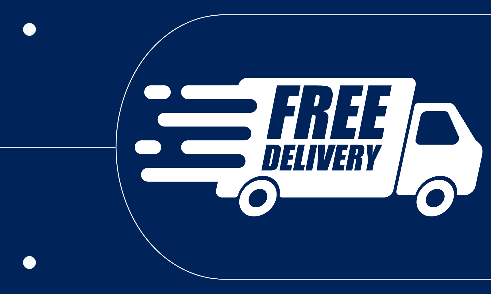 Free Delivery On Domestic Orders Over £5