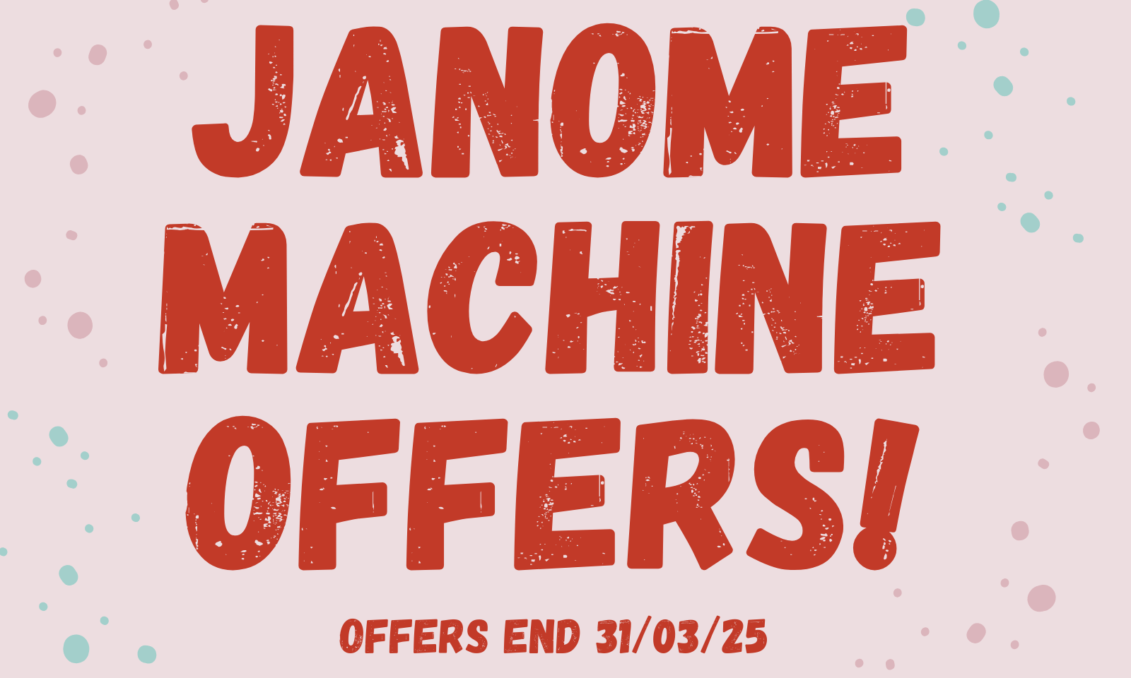 Janome Machine Offers