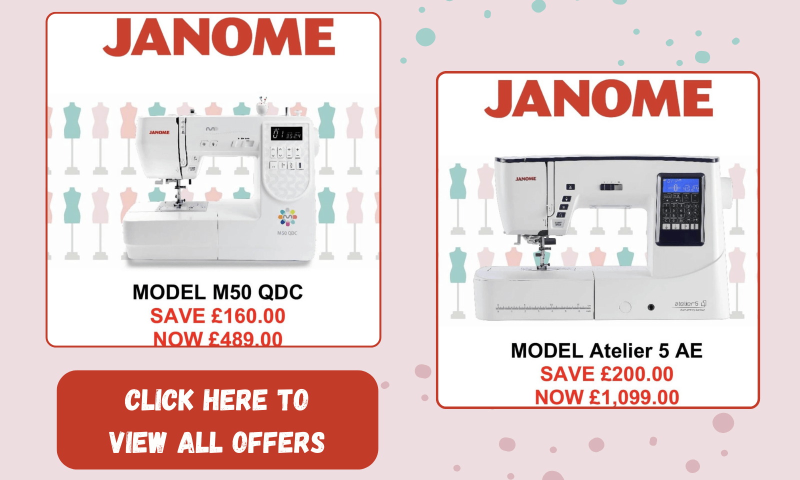 Janome Machine Offers