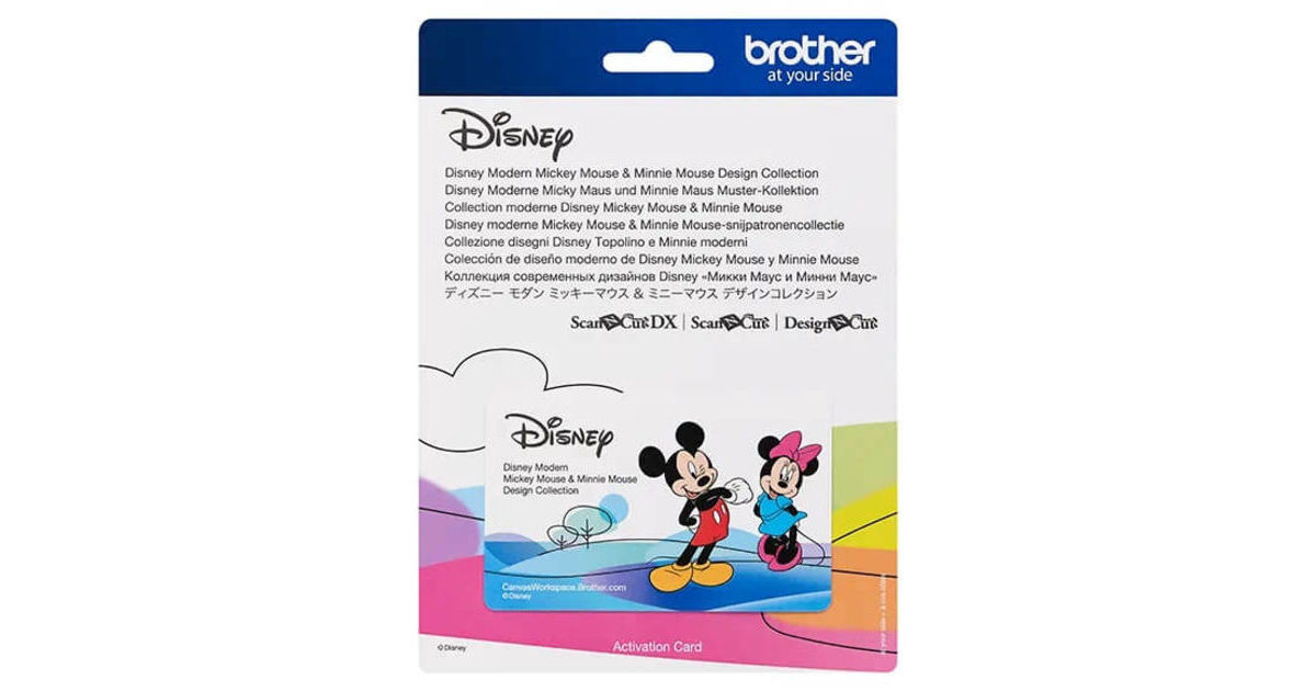 ScanNCut Disney Modern Mickey Mouse & Minnie Mouse Design Collection