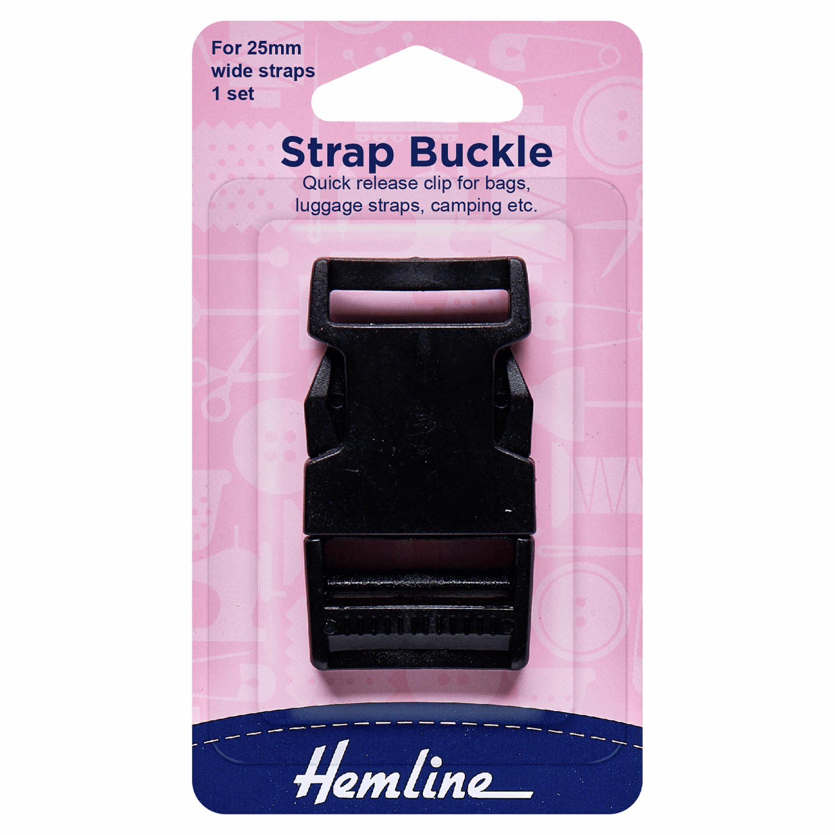 Hemline Bra Strap Hooks & Clasps Set - Clear (2 Complete Sets
