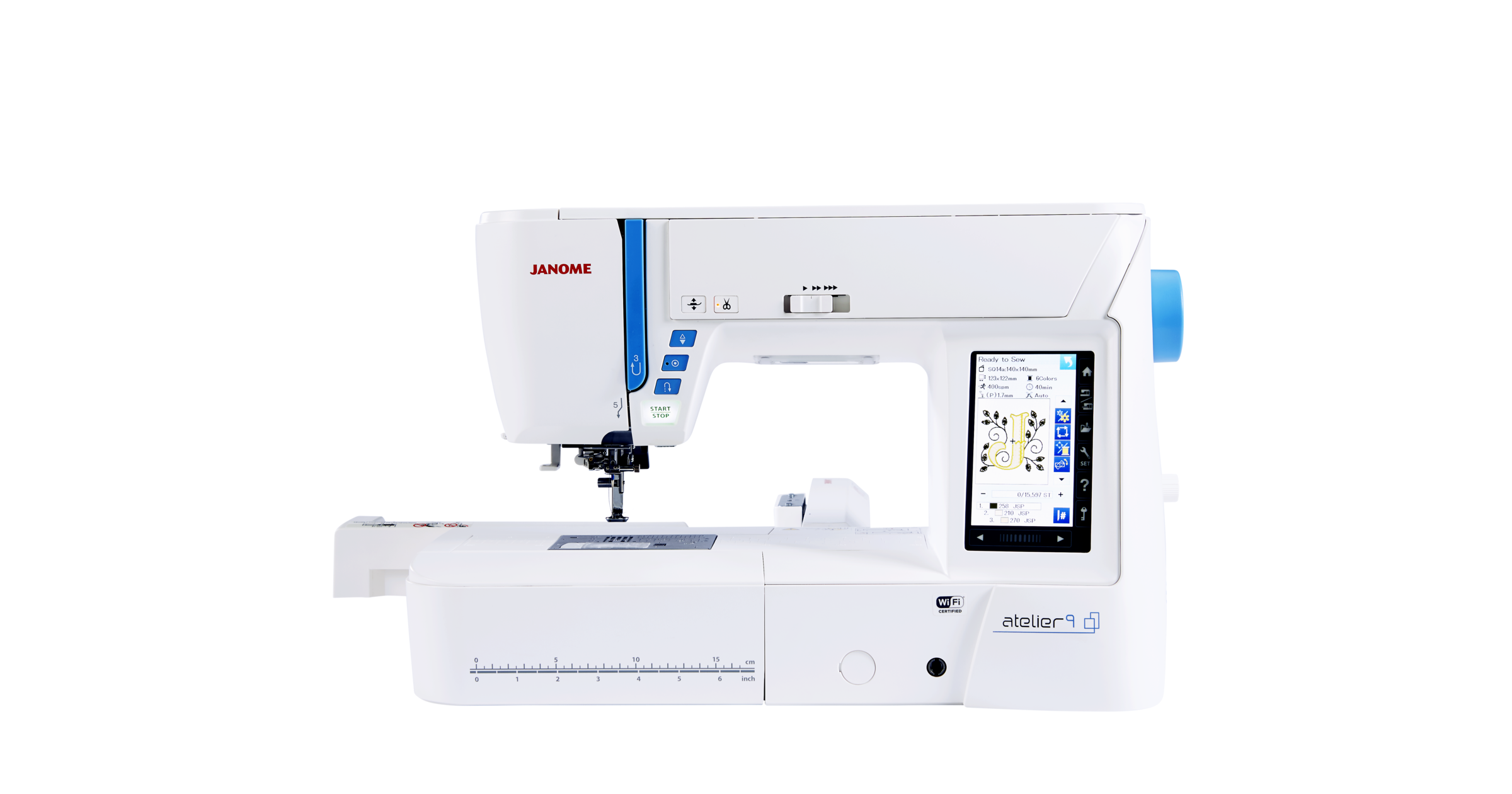 Janome Atelier 9 Sewing and Embroidery Machine