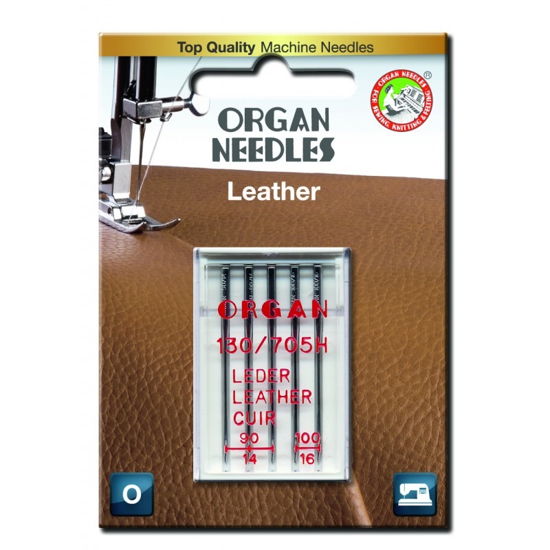 Organ Domestic Sewing Machine Needle - Leather