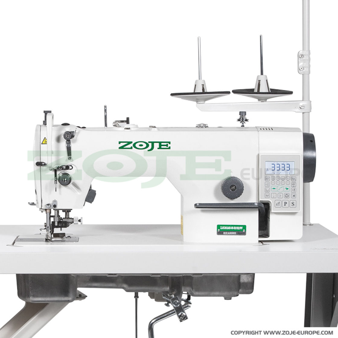 ZOJE ZJ5303A-W-BD/02 lockstitch machine with edge trimmer