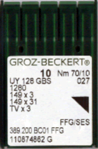 Groz Beckert Needle UY128GAS UY128GBS TVX3 Flatlock Sewing Machine Nee –