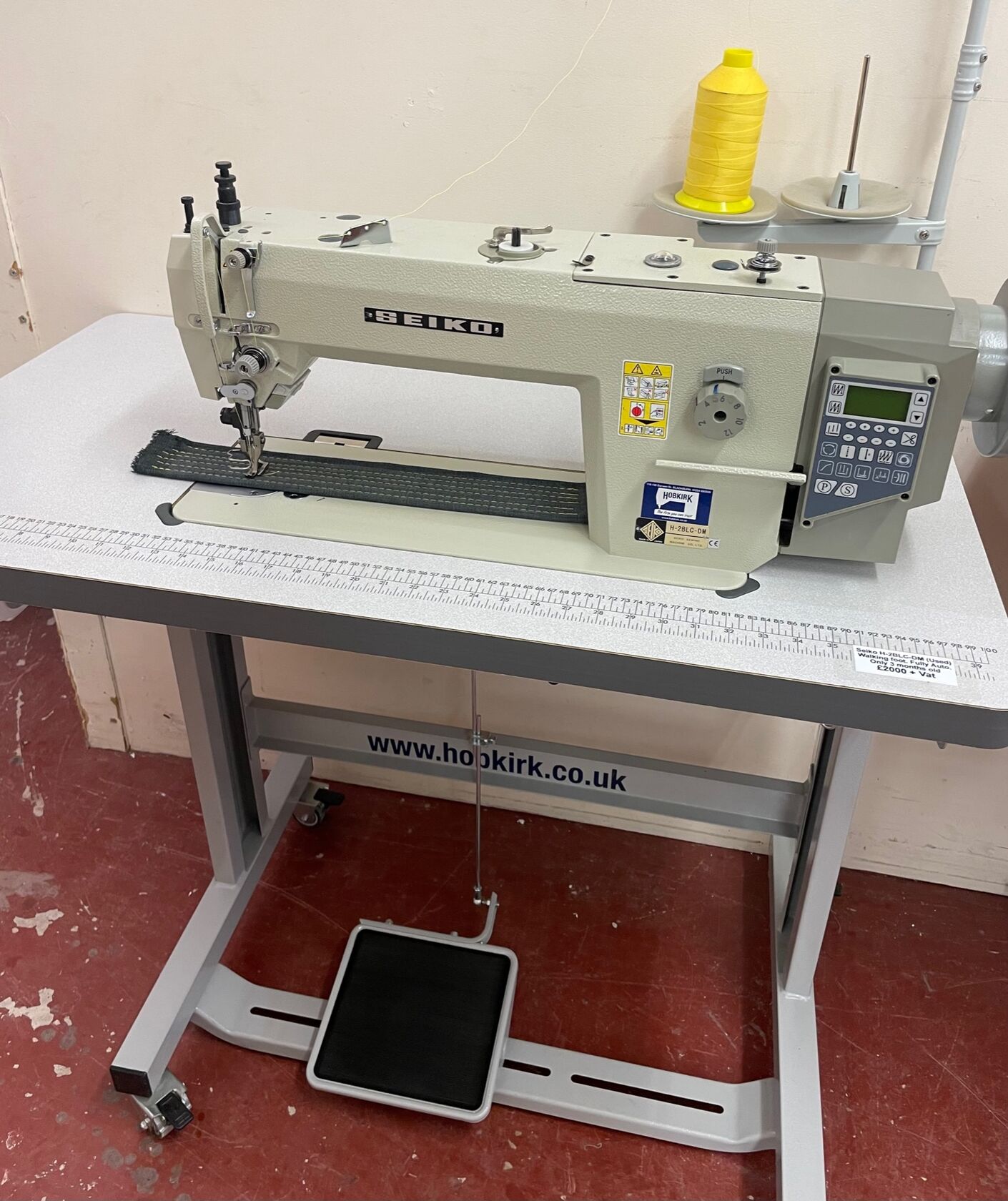 Seiko H 2BLC DM automatic walking foot sewing machine used