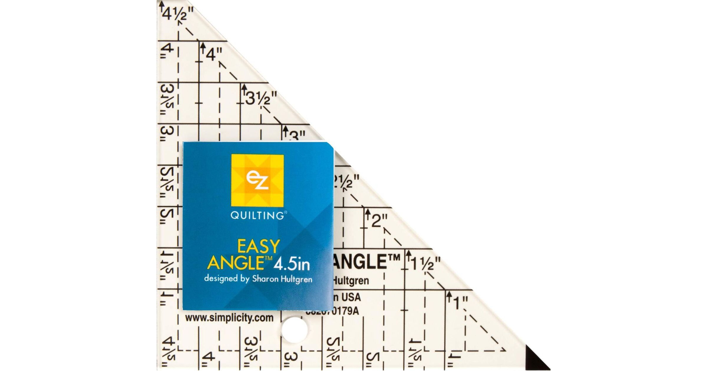 Easy Angle Triangle Ruler 4.5"